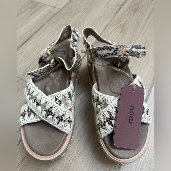 Anthropologie Shoes - NWT Mou Crochet Wedge Shoes